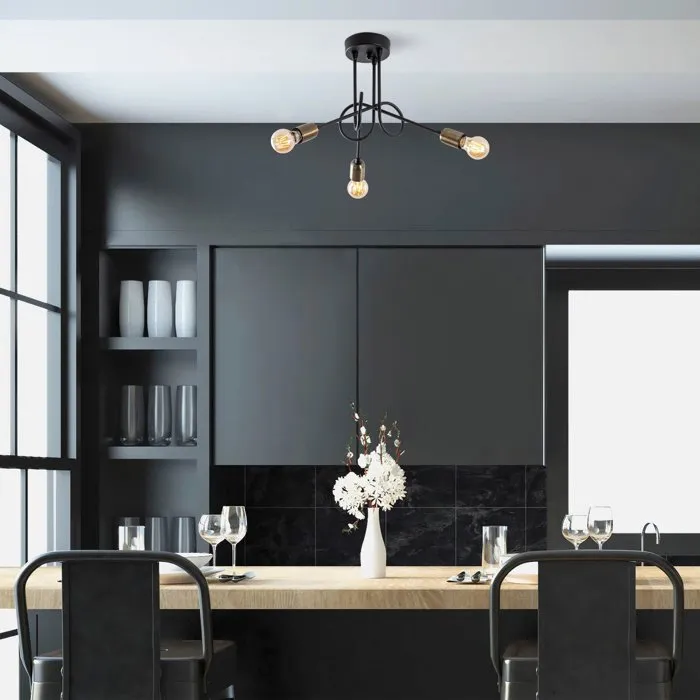 D By M.Red Suspension lustre industriel Black Antique