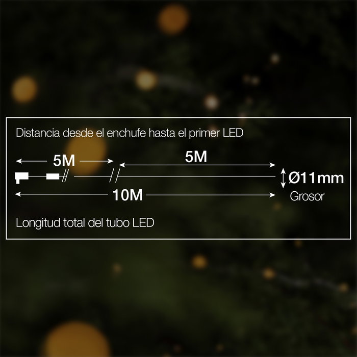 GSC Evolution Kit de tube LED flexible 5M bâton de bonbon lumière chaude