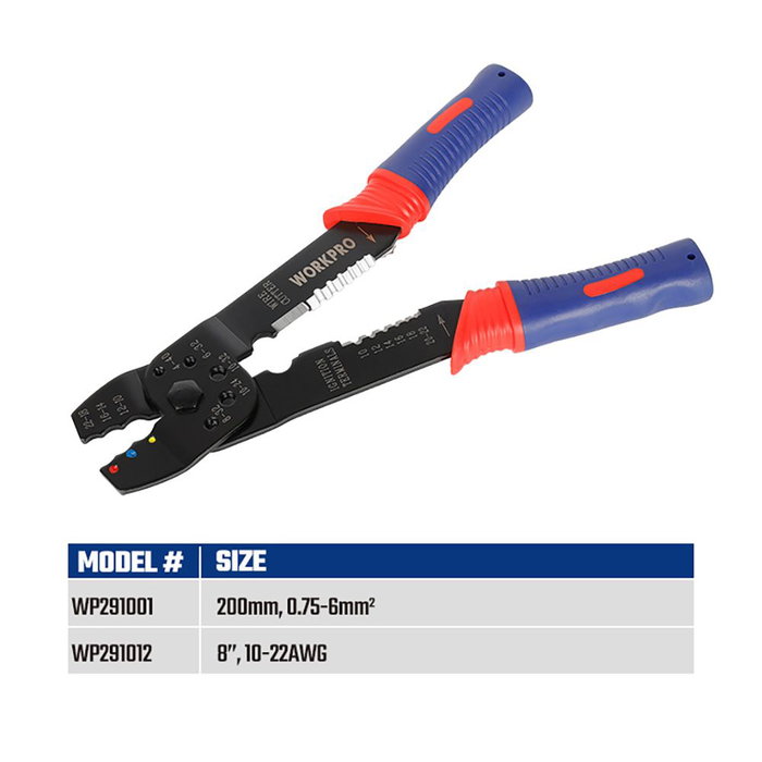 Pinces à dénuder les fils Workpro 20 cm Pinces à dénuder les fils Workpro 20 cm