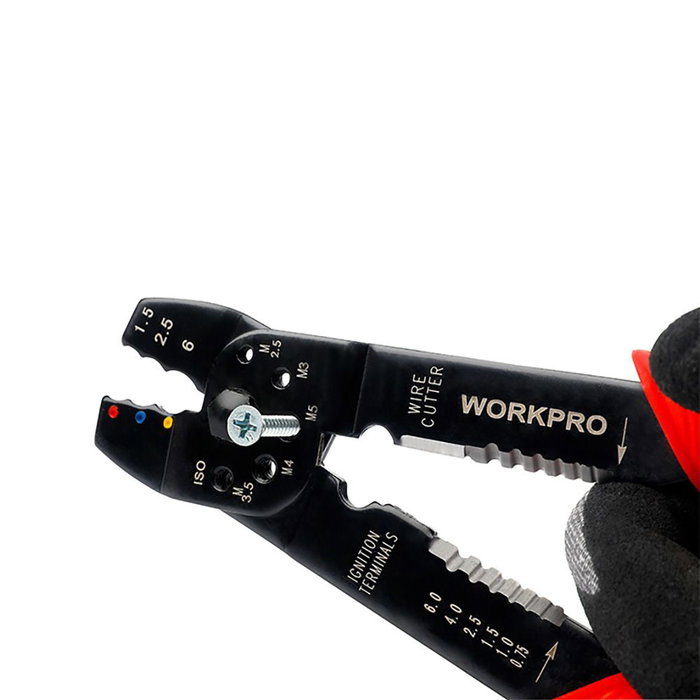 Pinces à dénuder les fils Workpro 20 cm Pinces à dénuder les fils Workpro 20 cm