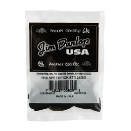 DUNLOP Pack de 24 médiators Delrin Speedpick Heavy - Angle 10º