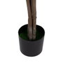 BigBuy Home Plante décorative PVC Bois Ciment Tissu 45 x 45 x 180 cm