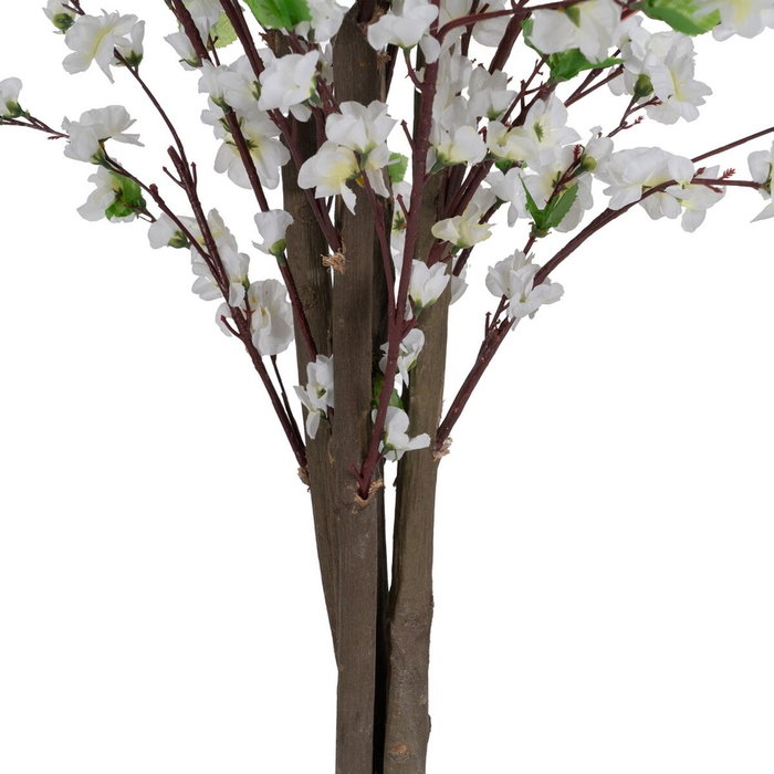 BigBuy Home Plante décorative PVC Bois Ciment Tissu 45 x 45 x 180 cm