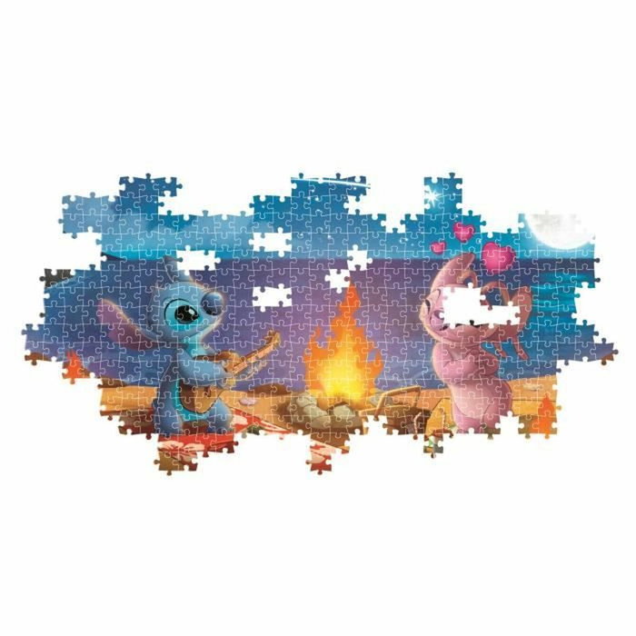 CLEMENTONI Puzzle Panorama Stitch Disney 1000 pièces