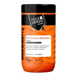 Real Natura Mascara Sem Sal Pro-Cachos Definidos 1kg