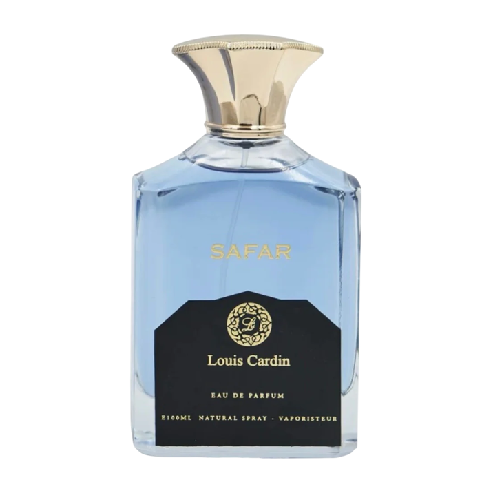 Louis Cardin Safar Eau de Parfum pour Homme - Flacon de 100 ml, Parfum Frais et Boisé Louis Cardin Safar Eau de Parfum pour Homme - Flacon de 100 ml, Parfum Frais et Boisé