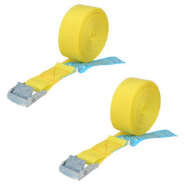 WOLFPACK LINEA PROFESIONAL Sangle d'arrimage avec cliquet, 4,5 m x 25 mm (Lot de 2)