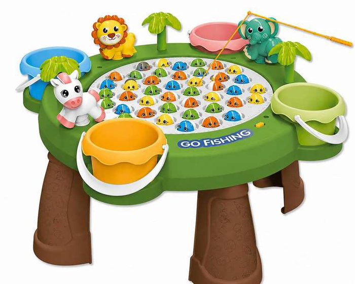Jugatoys - enfamilia Jeu ¡A Pescar! avec table et sons, modèles assortis Jugatoys - enfamilia Jeu ¡A Pescar! avec table et sons, modèles assortis