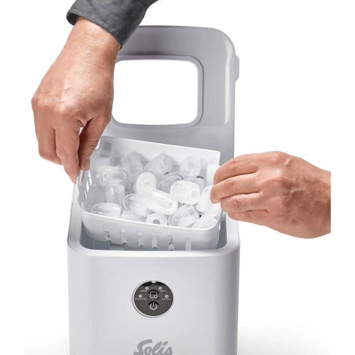 Solis Ice Cube Express Machine à glaçons - blanc - 12 kg/24h