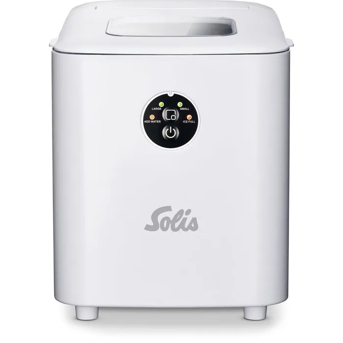 Solis Machine à glaçons Ice Cube Express blanc 12 kg/24h 2 tailles production rapide Solis Machine à glaçons Ice Cube Express blanc 12 kg/24h 2 tailles production rapide