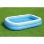 Bestway - Piscine gonflable rectangulaire 262 x 175 x 51 cm, Bleu et Blanc, pour Enfants, Usage Extérieur - Facile à installer et à ranger