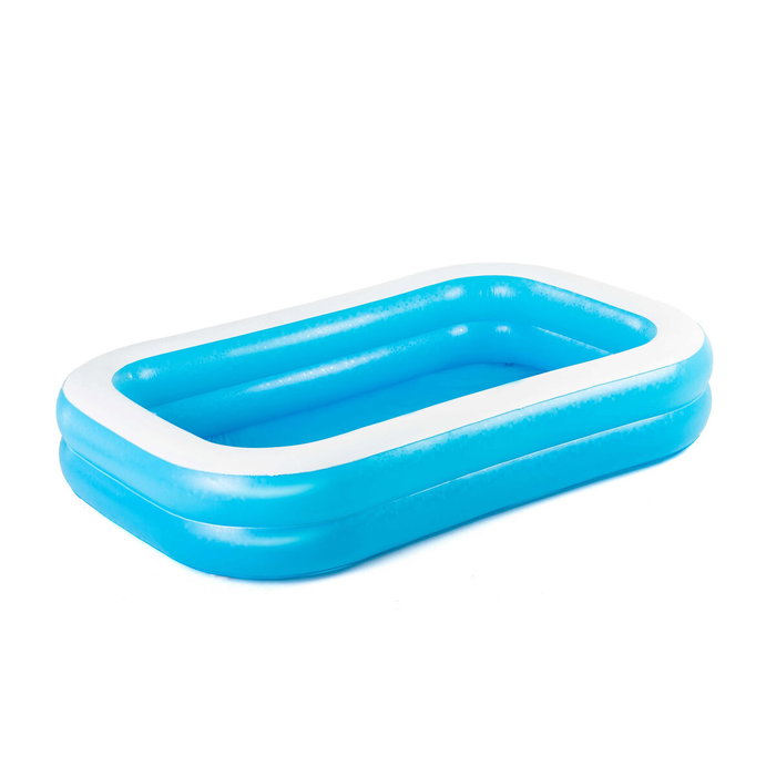 Bestway Piscine gonflable rectangulaire 262 x 175 x 51 cm - Bleu et blanc
