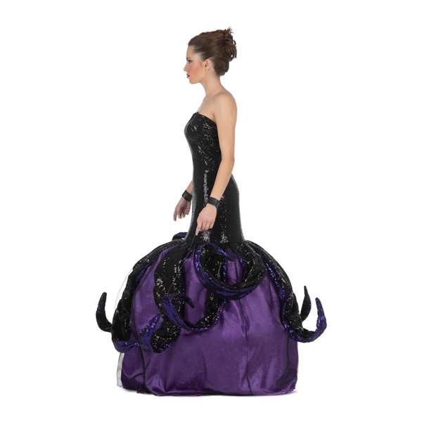 My Other Me Disfraz Bruja Del Mar avec robe à tentacules et jupon Taille L
