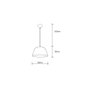 Lampe À Suspension Presley Rose