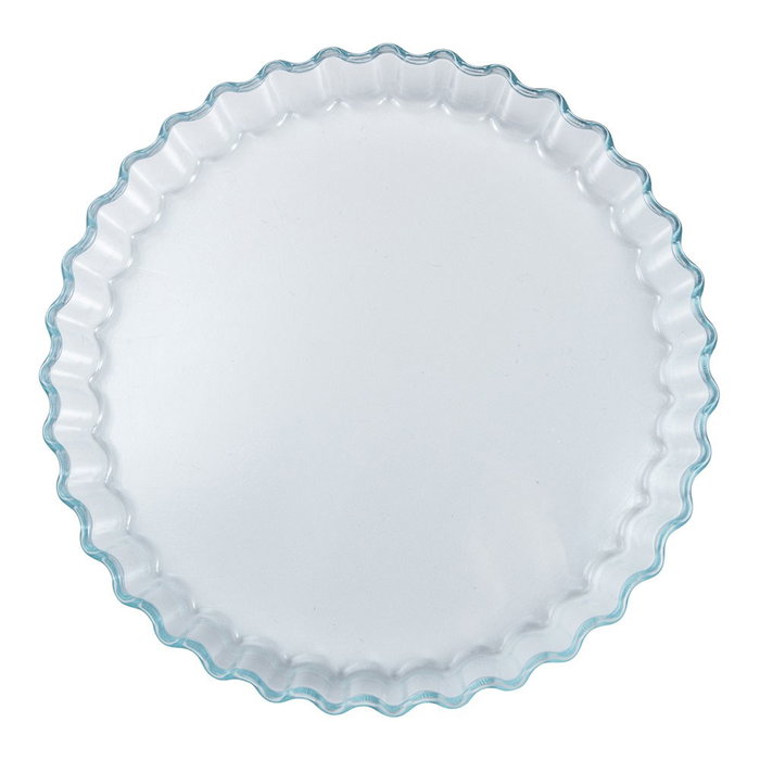 San Ignacio Plat de cuisson en verre borosilicate Expert 1,3 L Ø27,5 x 3,7 cm pour four micro-ondes lave-vaisselle