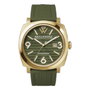 Watchpeople 700999 Montre Analogique Femme - Vert et Doré