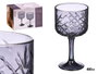 Vivalto Copa Troquelada Verre Gris 480 ml 10 x 19 x 10 cm (Set de 24)