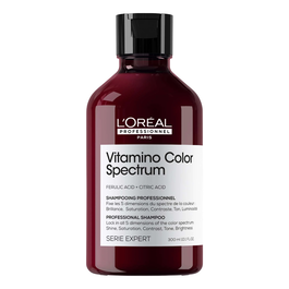 L'Oréal Professionnel Paris Shampooing Vitamino Color Spectrum sans sulfate pour cheveux colorés, fixateur de couleur 300 ml