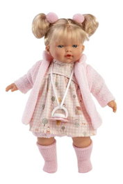 Llorens Muñeca Roberta Llorona Corps en Tissu 33 cm avec Son