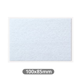 Hantums Feutre adhésif carré 100x85mm - Blanco