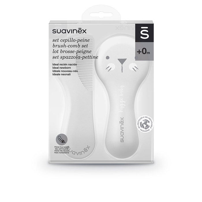 Suavinex Coffret Hygge Baby brosse et peigne blanc (2 pièces) Suavinex Coffret Hygge Baby brosse et peigne blanc (2 pièces)