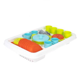 Vicam - Escurridor grande - Plateau de jeu éducatif avec 35 pièces - Dimensions : 48x32x11 cm - En plastique