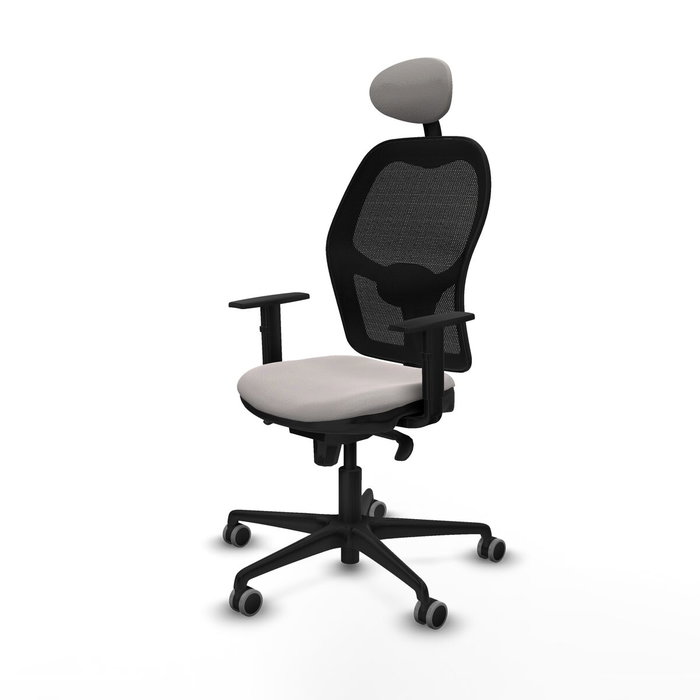 Piqueras y Crespo Chaise de Bureau avec Appui-tête 1D036G1 Blanc
