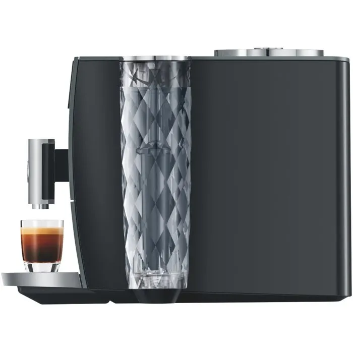 JURA ENA 5 Machine à café expresso broyeur, 6 boissons, 1450 W, réservoir 1.1 L, percolation Hot/Cold/Light Brew, écran tactile TFT, finition vert gris laqué