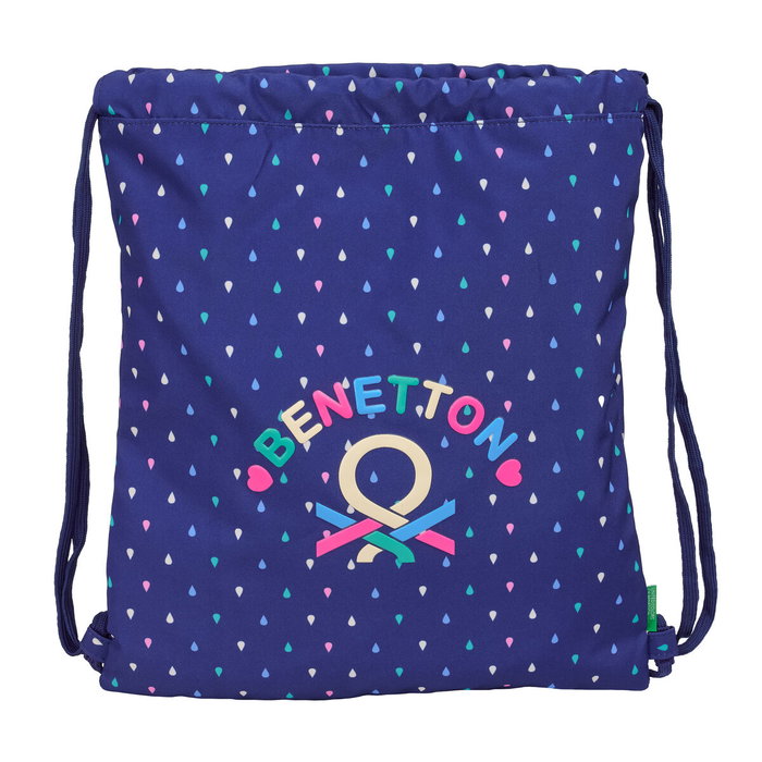 Sac à dos serré par des ficelles Benetton Drop Multicouleur 35 x 40 x 1 cm Sac à dos serré par des ficelles Benetton Drop Multicouleur 35 x 40 x 1 cm