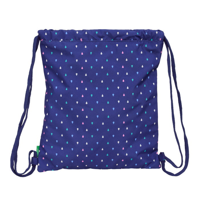 Sac à dos serré par des ficelles Benetton Drop Multicouleur 35 x 40 x 1 cm
