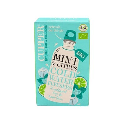 CUPPER Infusion froide BIO Menthe et Agrumes 10 sachets CUPPER Infusion froide BIO Menthe et Agrumes 10 sachets