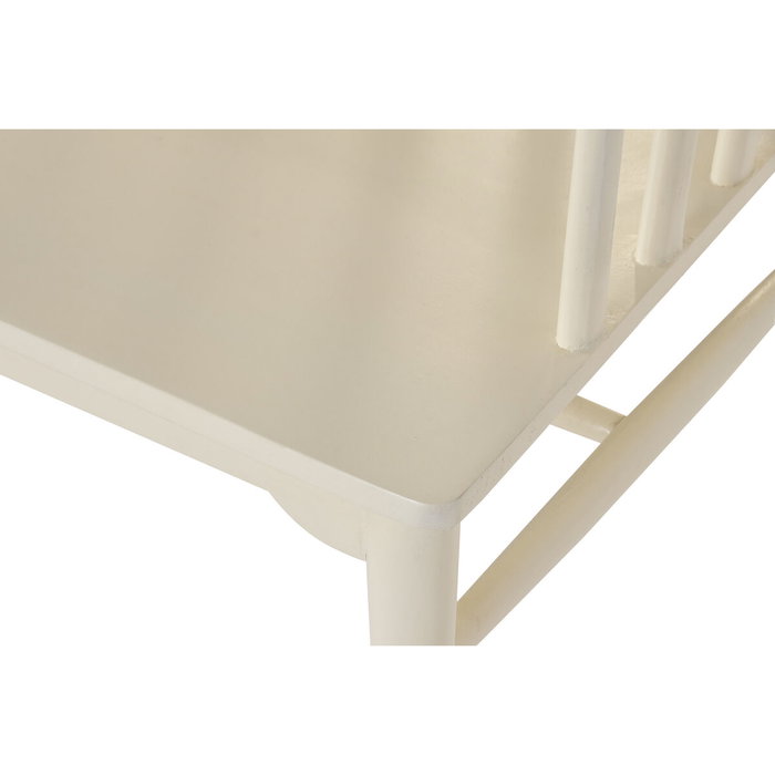 Home ESPRIT Chaise de Salle à Manger Crème en Bois de Manguier et MDF