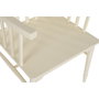 Home ESPRIT Chaise de Salle à Manger Crème en Bois de Manguier et MDF