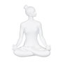 BigBuy Home Figurine Décorative Blanc 17,5 x 11 x 23,5 cm