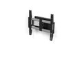 SMS Icon 3D Medium Support mural pour écran, inclinaison et pivotement flexibles, charge max 25 kg, aluminium/noir, compatible VESA 100x100