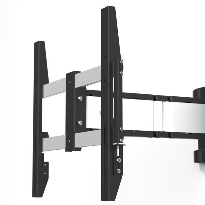 SMS Icon 3D Medium Support mural pour écran, inclinaison et pivotement flexibles, charge max 25 kg, aluminium/noir, compatible VESA 100x100
