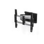 SMS Icon 3D Medium Support mural pour écran, inclinaison et pivotement flexibles, charge max 25 kg, aluminium/noir, compatible VESA 100x100