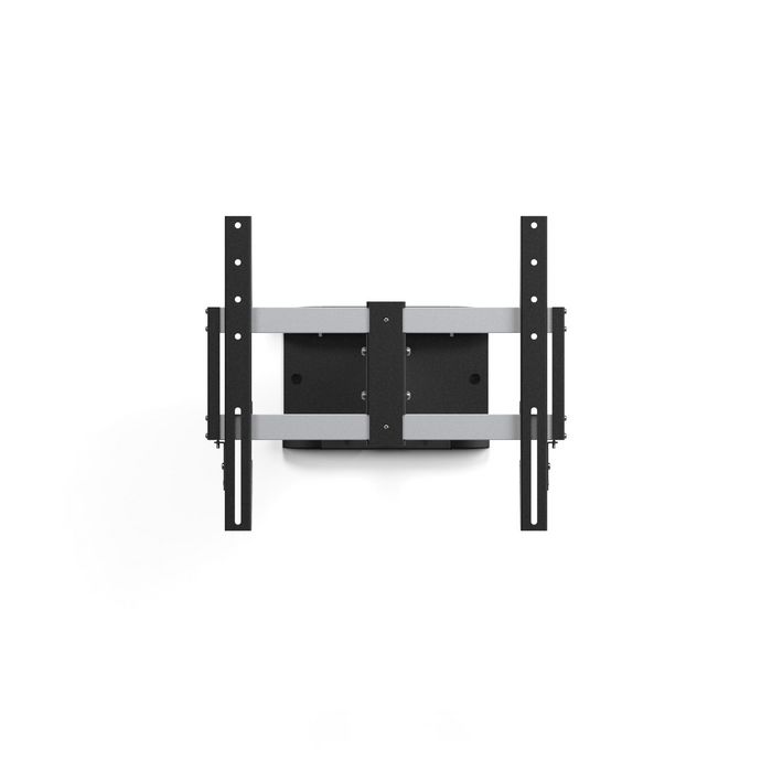 SMS Icon 3D Medium Support mural pour écran, inclinaison et pivotement flexibles, charge max 25 kg, aluminium/noir, compatible VESA 100x100