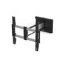 SMS Icon 3D Medium Support mural pour écran, inclinaison et pivotement flexibles, charge max 25 kg, aluminium/noir, compatible VESA 100x100
