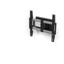 SMS Icon 3D Medium Support mural pour écran, inclinaison et pivotement flexibles, charge max 25 kg, aluminium/noir, compatible VESA 100x100