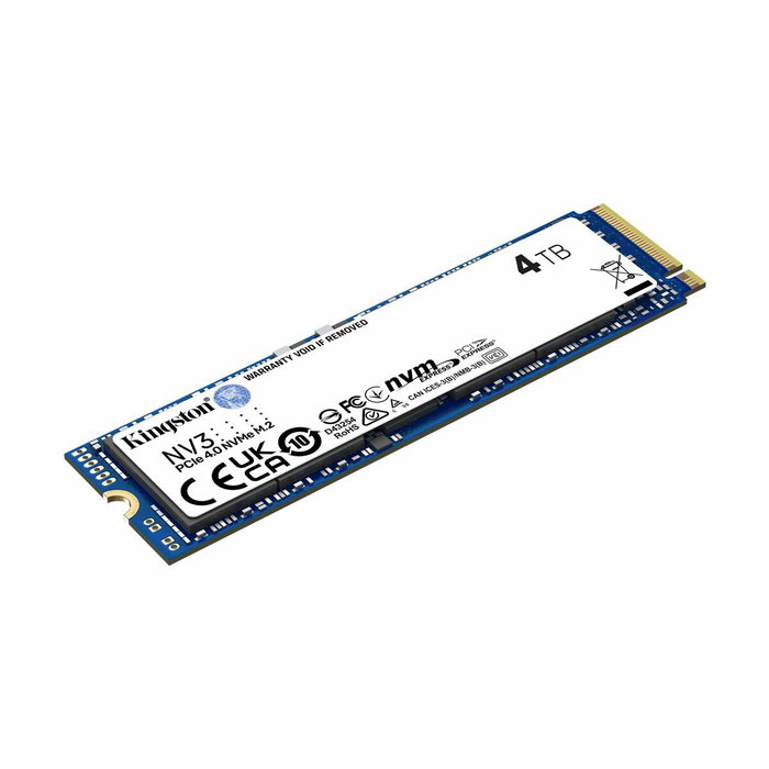 Kingston NV3 SSD 4 To M.2 2280 PCIe 4.0 NVMe Kingston NV3 SSD 4 To M.2 2280 PCIe 4.0 NVMe