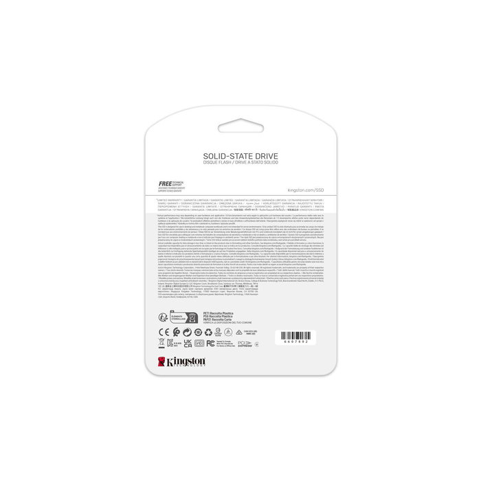 Kingston NV3 SSD 4 To M.2 2280 PCIe 4.0 NVMe Kingston NV3 SSD 4 To M.2 2280 PCIe 4.0 NVMe