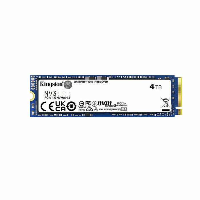 Kingston NV3 SSD 4 To M.2 2280 PCIe 4.0 NVMe Kingston NV3 SSD 4 To M.2 2280 PCIe 4.0 NVMe