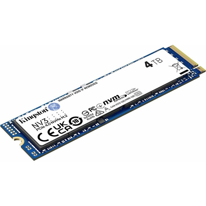 Kingston NV3 SSD 4 To M.2 2280 PCIe 4.0 NVMe Kingston NV3 SSD 4 To M.2 2280 PCIe 4.0 NVMe