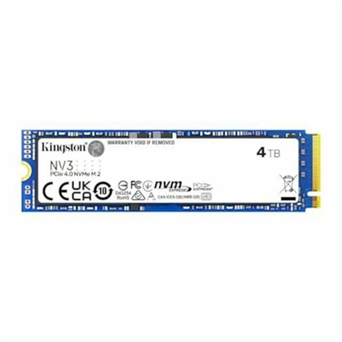 Kingston NV3 SSD 4 To M.2 2280 PCIe 4.0 NVMe Kingston NV3 SSD 4 To M.2 2280 PCIe 4.0 NVMe