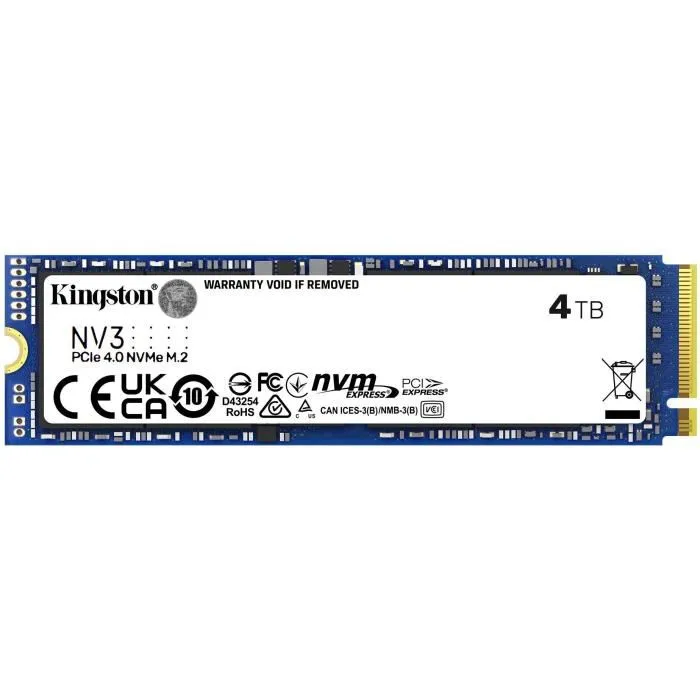 Disque dur Kingston SNV3S/4000G 4 TB SSD
