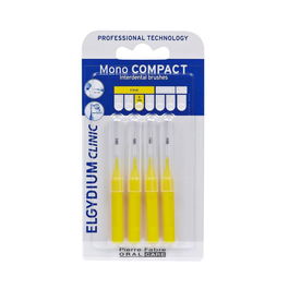 Elgydium - 4 Brossettes Interdentaires Coloris Jaune - Pour un Nettoyage Bucco-Dentaire Complet