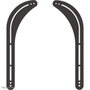 Neomounts Support de Barre de Son NS-SB100 - Noir, Compatible VESA 100x200 à 600x400 mm, Capacité 15 kg