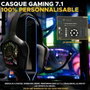 The G-Lab KORP COBALT 7.1 EX Casque Gamer Filaire Surround 7.1 RGB