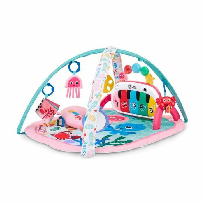 Baby Einstein Tapis d'éveil évolutif 4-en-1 Kickin' Tunes Jellyfish Jamboree - Rose